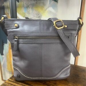 Born Gray Leather Crossbody Bag